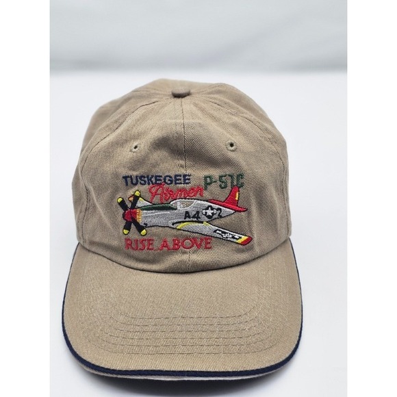 Port Authority Other - Tuskegee Airmen P-51C Rise Above Adjustable Cap One Size Fits All Red Tails